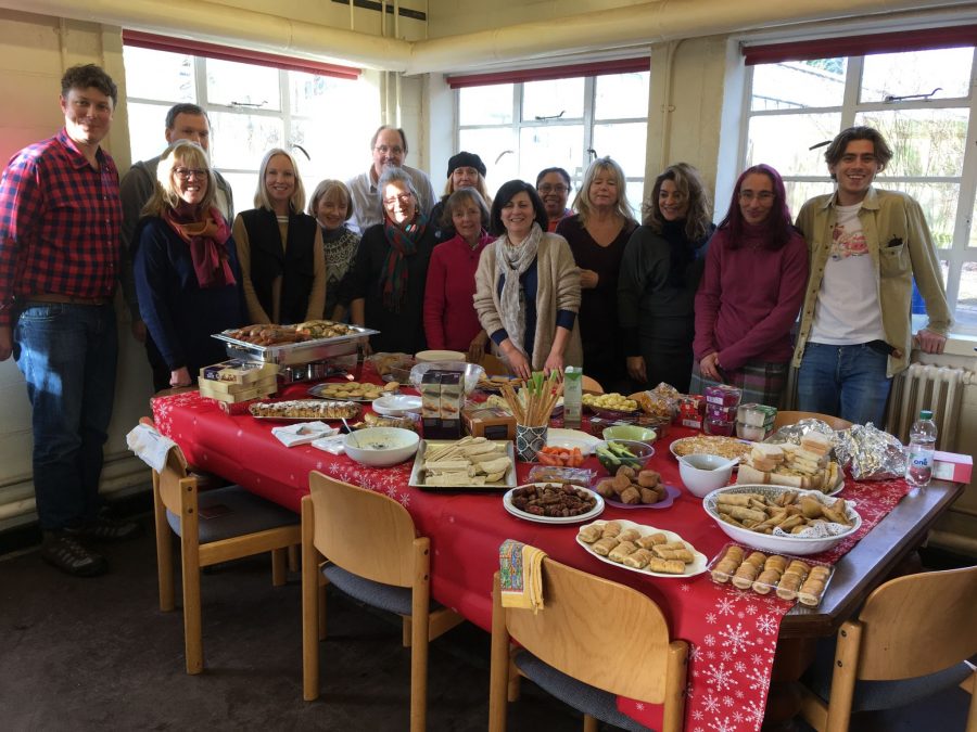 Christmas party, RHS Level 2 Certificate in the Principles of Garden Planning, photograph by Darren Rudge, Winterbourne House and Garden, Digging for Dirt, Lolly Gautier-Ollerenshaw
