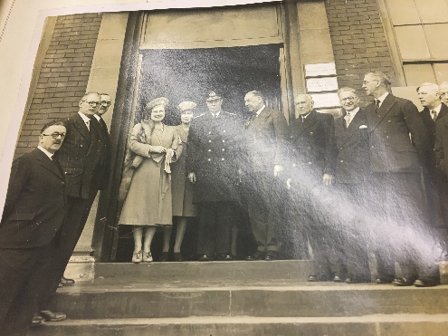 Royal visit photograph, News from the Archives, Digging for Dirt, Winterbourne House and Garden