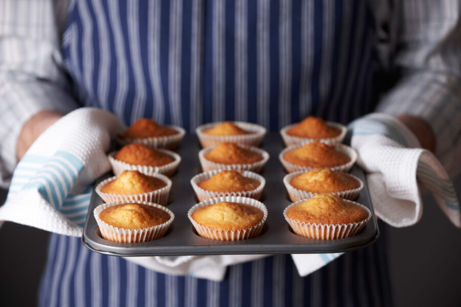 Image of muffins in tin.