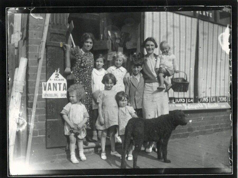 The Taylor family shop in Walsall, 1930s